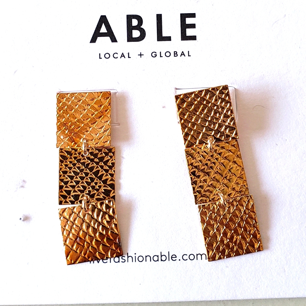 NEW- Supreme Earrings Brass